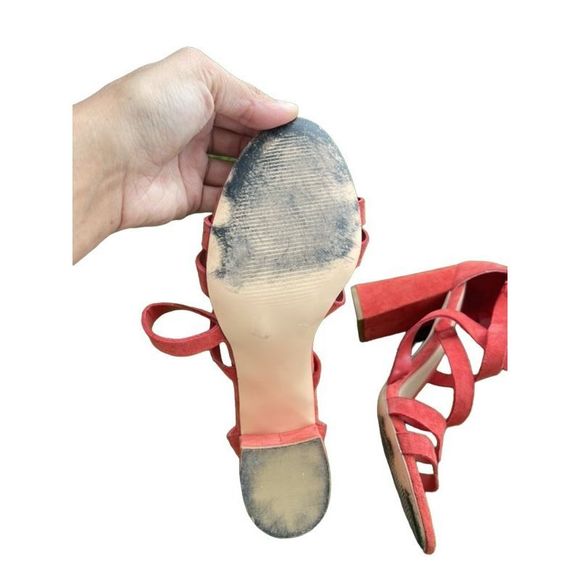 Bleeker & Bond Mindy Red Sandal Women’s Size 7.5M - Picture 5 of 6